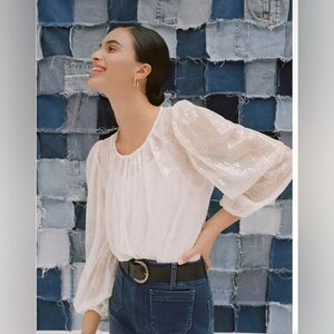 Eva Franco Sequin Blouse M